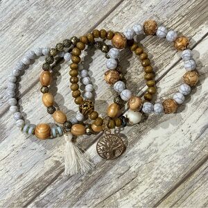 Boho Layered Bracelet Set